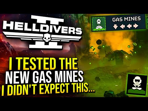 Helldivers 2 - I tested the NEW MD-8 Gas Mines so you don't have to