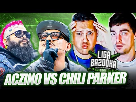 QUE BUENOS SON 😱 REACCIONAMOS POR PRIMERA VEZ  LIGA BAZOOKA 🔥 ACZINO vs CHILI PARKER #LIGABAZOOKA
