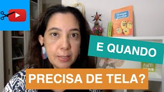 E quando deixar a criança no celular é a única opção?