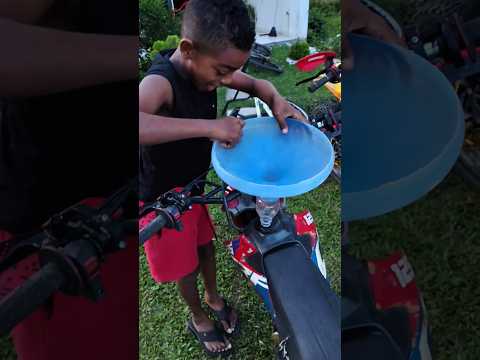 Gasolina = empolgação ativada 😁💪 #MiniMoto #motovlog #trilha