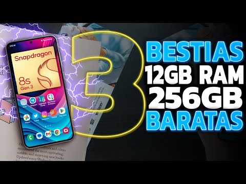 3 TELÉFONOS ALTA GAMA con 12GB RAM (REALES) Y 256GB ¡LOS MAS BARATOS EN 2025! 🏆