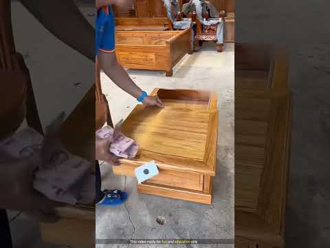 Secret safe in wooden chair table. #shortsvideo