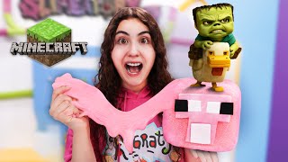 Chicken Jockey vs Pink Sheep Slime