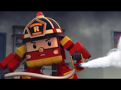🚑 РОБОКАР ПОЛИ - Будь внимателен на кухне! (2 серия) 🚒 Рой и правила пожарной безопасности