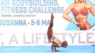 Vanesa Belova (Latvia), IFBB Overall European Champion 2022 in artistic fitness