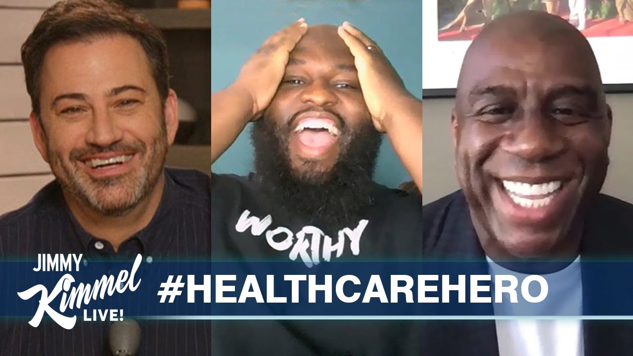 Jimmy Kimmel & Magic Johnson Surprise Murse Mike from Atlanta Supported by Philips