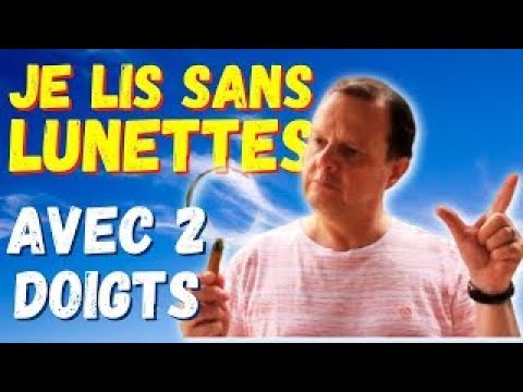 Le Truc INCROYABLE pour lire de tout près sans lunettes avec 2 doigts