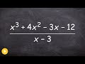 Dividing Polynomials with Long Division Techniques