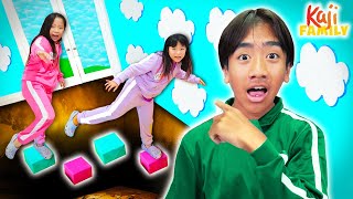 Squid Game Survival Challenge with Ryan and Family!