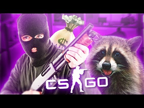 ATRACANDO UN BANCO DE CSGO CON EL HATER!