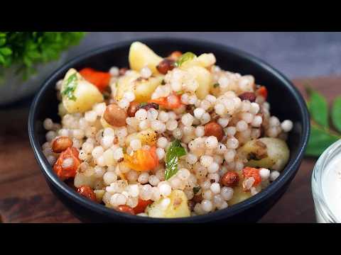Perfect Sabudana Khichdi Recipe | Non-Sticky, Khila-Khila Sabudana Khichdi