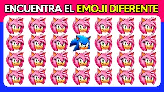Encuentra el Emoji Diferente - Edición Sonic y sus Amigos 🍄✨💎 35 Niveles Épicos - Quiz de Emojis