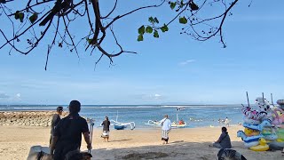 Sanur beach bali 🌊☀ prosesi adat pelarungan abu jenazah