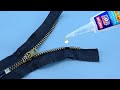 Tailors Don't Want You To Know This Method! Fix Broken Zipper in 2 Minutes