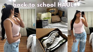 back to school HAUL *college* (shoes, new clothes & life update)