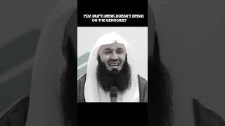 POV: MUFTI MENK DOESN'T SPEAK ON THE GENOCIDE?