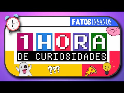 1 HORA DE DADOS CURIOSOS! 🤩👀👾🤯 💩 [Fatos Insanos]