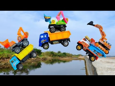Jump River - JCB | JCB Loading Truck | Dump Truck | Kiruba Toys