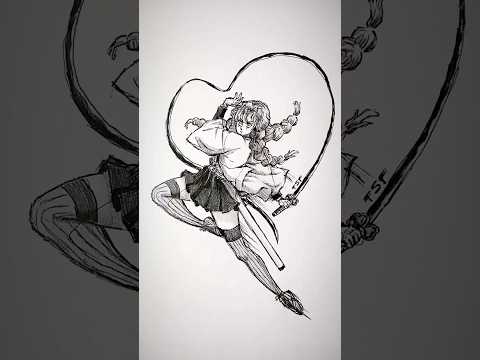 Speed drawing Stick - Hashiras 😳 #shorts #anime #drawing #demonslayer