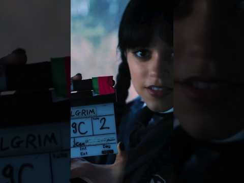 Funny Wednesday Outtakes 🤭 #jennaortega