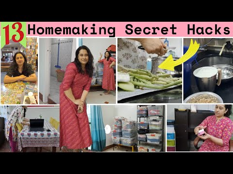 13 Homemaking Secrets, Helpful Home Hacks For Indian House To Keep Home & Kitchen Organized All The