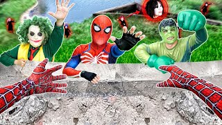¡Spider-Man ayuda al Joker a derrotar a un fantasma en una casa terrorífica! 👻🏠🕷️