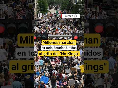 Millones de manifestantes protestan contra Trump en el “No Kings Day”
