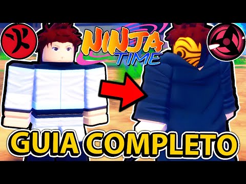 GUIA COMPLETO DE COMO JOGAR NINJA TIME 0 AO MAX NO ROBLOX!