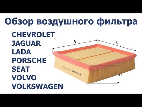 Обзор ВОЗДУШНОГО ФИЛЬТРА AUDI CHEVROLET JAGUAR LADA PORSCHE SEAT VOLVO VOLKSWAGEN NORDFIL AN1014