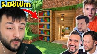 Bulunması İmkansız GİZLİ ODA Yaptım - Minecraft Survival 5.Bölüm