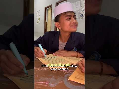 Bukan nandain yang penting tapi yang penting nandain #santri #belajarkitab #belajar