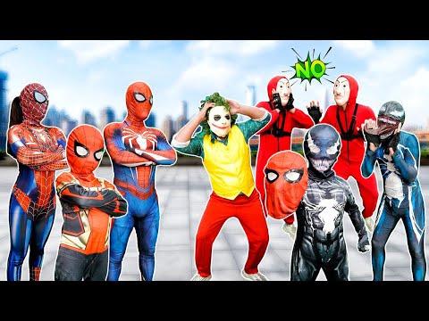🕷️ ヴェノムとスパイダーマンがジョーカーからキッド・スパイダーマンを救出！😱