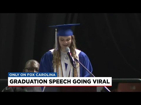 Graduation speech going viral for speaking out on Christian faith