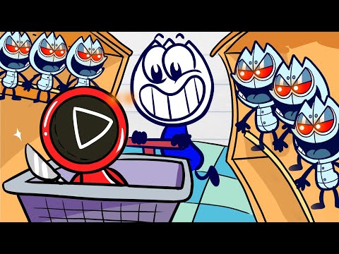 Epic Escape: Chase of Robot Chaos (Cartoon Animation) - Max Puppy TeenZ