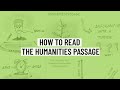 Strategies for Reading Humanities Passages