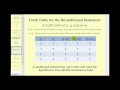 Understanding Truth Tables for Biconditional Statements