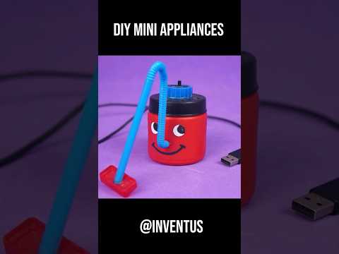 Mini DIY Vacuum Cleaner Built with Soda Cans | Mini Appliances