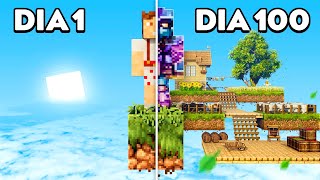 Sobreviví 100 Días en UN BLOQUE REALISTA