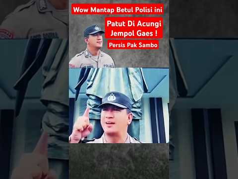 Viral Ucapan Polisi ini Bikin Netizen Salut Gaes !