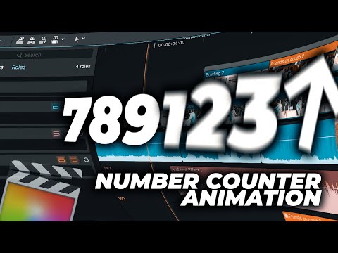 FREE Number Counter Animation for Final Cut Pro X (Quick and Easy Tutorial)!