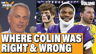 What Colin Cowherd got RIGHT & WRONG: Lakers, Ravens, J.J. McCarthy, NIL, WBC | THE HERD