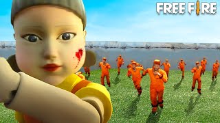 Squid Game Challenge In Free Fire #Shorts