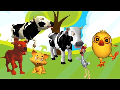 LA VACA LOLA Y SUS AMIGOS EN UNA GRAN FIESTA EN LA GRANJA, EL GATO Y EL PERRO