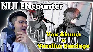 Heavy Lies The Head - Vezalius Bandage x Vox Akuma | NIJI ENcounter | First Time REACTION & Analysis