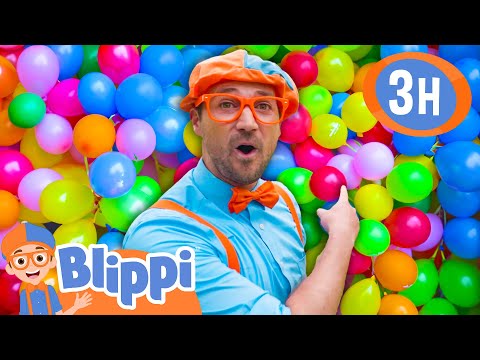 Blippi's Colorful BALLOON ADVENTURE! |  Blippi and Meekah Best Friend Adventures | Educational Video