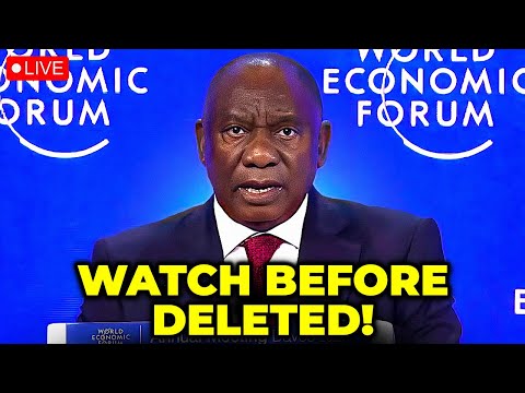 South Africa's President Special Address at WEF Sends SHOCKWAVES  Worldwide!