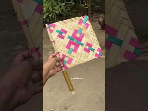 Amazing Bamboo Hand Fan Making at Village #shorts