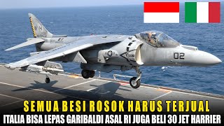 Italia TIdak Akan Melepas Garibaldi Jika Indonesia Tidak Membeli 30 Jet AV 8B Harrier - Besi Rosok
