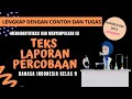 Kuis Teks Laporan Percobaan