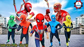 Siêu Nhân Nhện Biến Lớn Đánh Bại Titan Khổng Lồ || Tổng Hợp Video Hành Động Hay Nhất